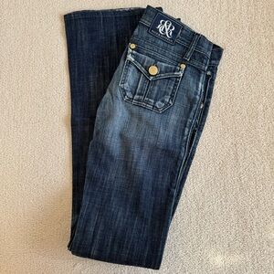 Vintage Rock & Republic Low-Rise Flare Jeans